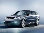 īpašības Auto Land Rover Range Rover Sport bezceļu foto