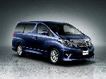 īpašības Auto Toyota Alphard foto